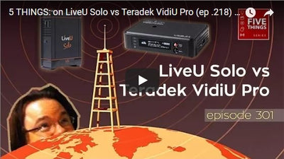 LiveU Solo vs Teradek VidiU Pro