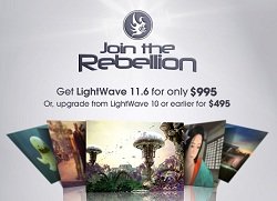 Special $995 Holiday Pricing for LightWave 11.6 Software