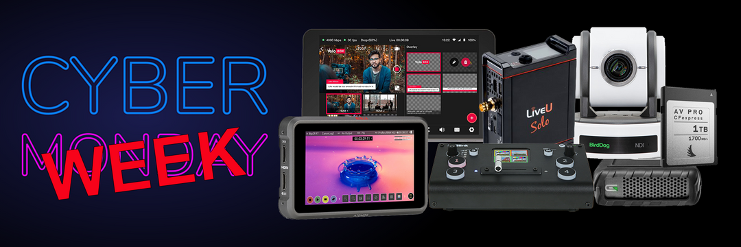 Save Now with these Cyber Week Specials from Videoguys