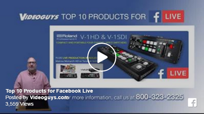 Top 10 Products for Facebook Live Video