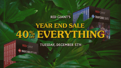 Flash Sale Today! 40% Off Red Giant Software Today Only