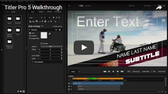 NewBlue FX Updated Titler Pro 5 for Faster and More Efficient Titling