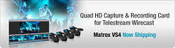 Telestream and Matrox Release Multi-Camera Recording and Live Streaming Production Solution