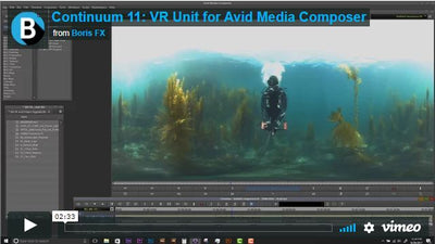 Continuum VR 360 Video Editing Plug-In for Avid Media Composer