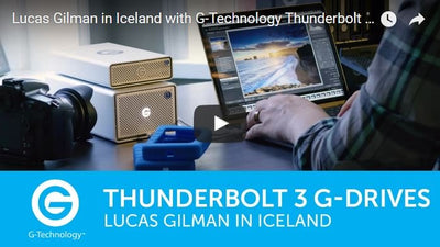 G-Technology Thunderbolt 3 Drives on Location in Iceland