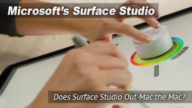 Does the Microsoft Surface Studio Out-Mac the Mac?