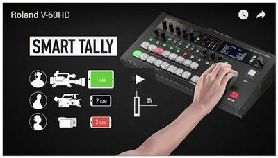 Roland V-60HD Switcher Can Use Your Smartphone For Wireless Tally