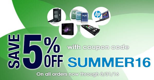 Videoguys 2016 Summer Savings!