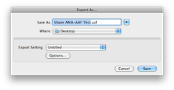 Avid 5-5 AMA &amp; Exporting AAF Now Works