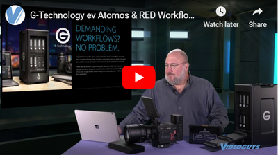 G-Technology ev RED Cameras & Atomos Workflows Videoguys News Day 2sDay LIVE Webinar