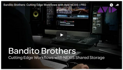 Avid NEXIS | PRO for Shared Storage Across Adobe and Avid
