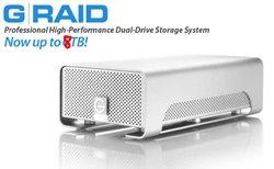 G-Technology Demos a Two-Drive 8TB G-RAID Thunderbolt External Storage Solution