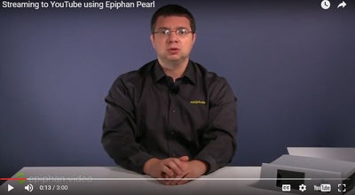 Epiphan Pearl: How to Stream to YouTube Live