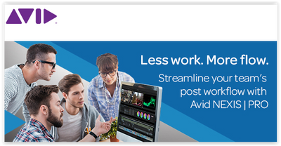 Streamline your team's post workflow with Avid Nexis Pro