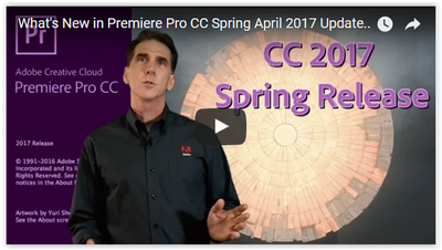 Deep Dive into Adobe Premiere Pro CC Spring 2017 Update
