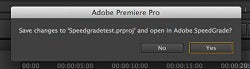The Adobe Premiere Pro to SpeedGrade Workflow