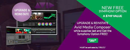 Avid Media Composer Owners: Last Chance to Upgrade & Reinstate! 