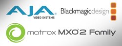 Matrox, AJA and Blackmagic all update their broadcast out drivers for FCPX