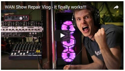 LinusTechTips WAN Show Video Show Rebuilds Live Streaming Studio