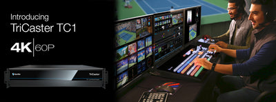 NewTek TriCaster TC1 Worlds 1st Affordable 4K IP Video Production System