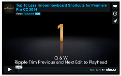 Tutorials for Better Editing in Premiere Pro