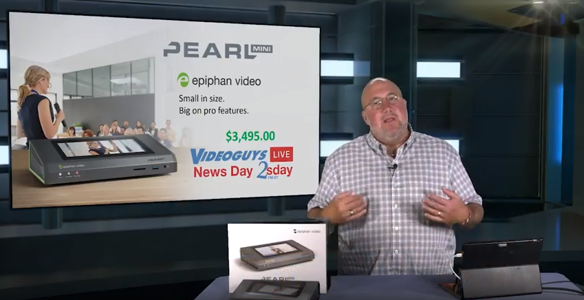 Epiphan Pearl Mini Videoguys News Day 2sDay Live Webinar