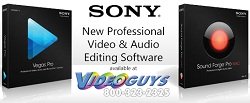 Sony Vegas Pro 12 and Sound Forge for Mac now available at Videoguys.com!