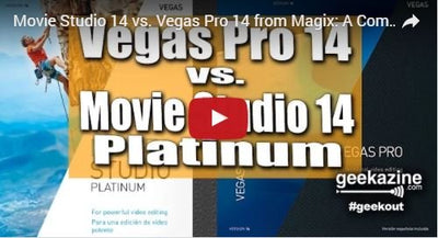 Magix Vegas Pro 14 vs Movie Studio 14
