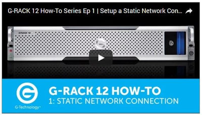 G-Technology's G-RACK 12 How-To Series Video Guide