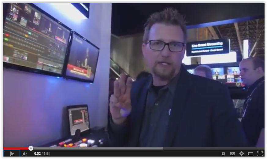 IBC 2014 Video NewTek TalkShow VS 100 Skype video calling & TriCaster