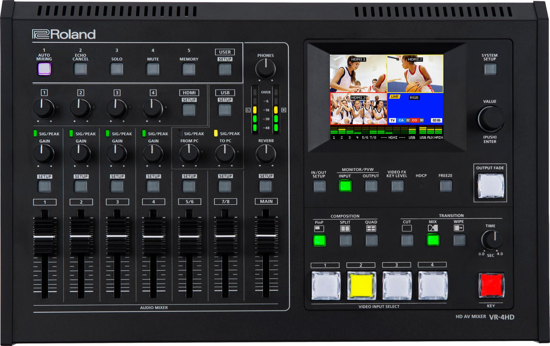 Introducing Roland's VR-4HD High-Definition AV Mixer