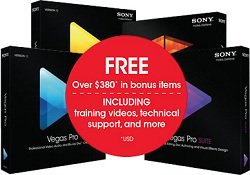 New Sony Vegas Pro Bonus Packs &amp; Audio Master Suite Bonus Pack