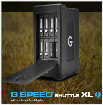 G-Tech  G-SPEED Shuttle XL Transportable 8-Bay Solutions Deliver Unprecedented Flexibility, Speed & Capacity on the Go