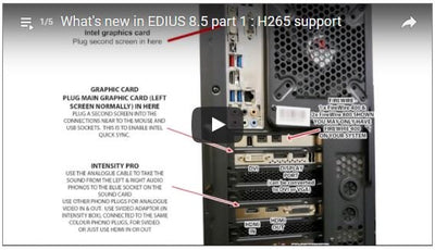What's new in EDIUS 8.5 (5 part series)