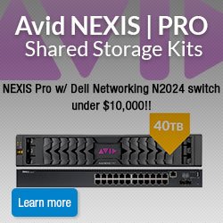 Avid NEXIS PRO 40TB In Stock! Bundles under $10K!!
