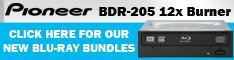 VIDEOGUYS.COM NEWS BULLETIN! New Pioneer BDR-205 Blu-ray Disc Bundles