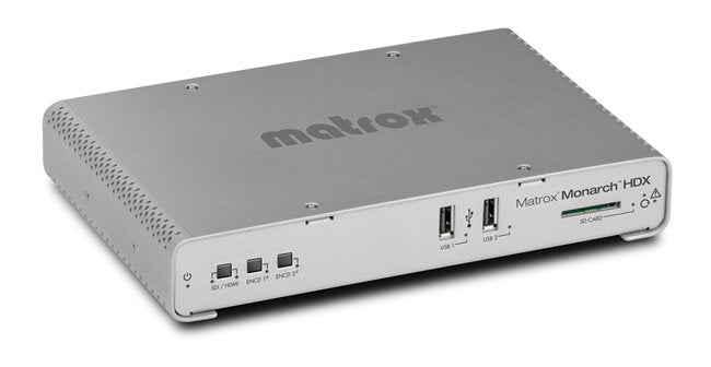 New firmware for Matrox Monarch HD.