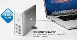 mLogic&#039;s mLink Thunderbolt chassis shipping this month, Red Rocket board version to follow