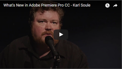 Adobe's Karl Soule shows us What's New in Premiere Pro CC