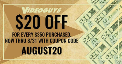 August Savings!! $20 Off for Every $350 Purchase