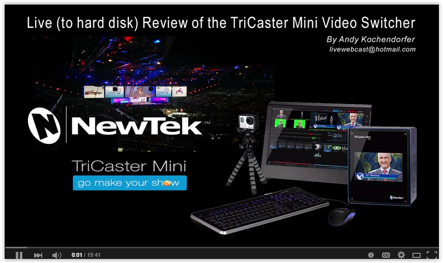 TriCaster Mini Review