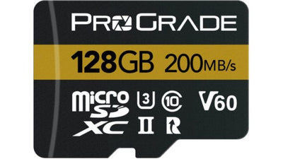 ProGrade Announces V60 UHS-II microSDXC card with speeds approaching 200 mp/s