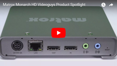 Matrox Monarch HD Videoguys Product Spotlight