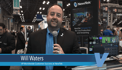 NewTek Interview at NAB NY 2018 with Will Waters.