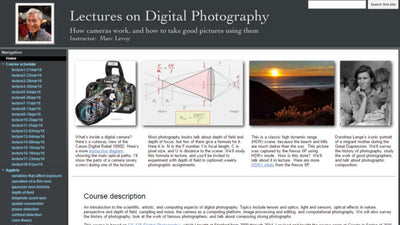 Stanford Digital Photography Class Online for Free