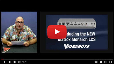 Videoguys' Video Showcasing Matrox Monarch LCS Lecture Capture Appliance