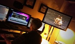 Inside A Professional Edit Suite