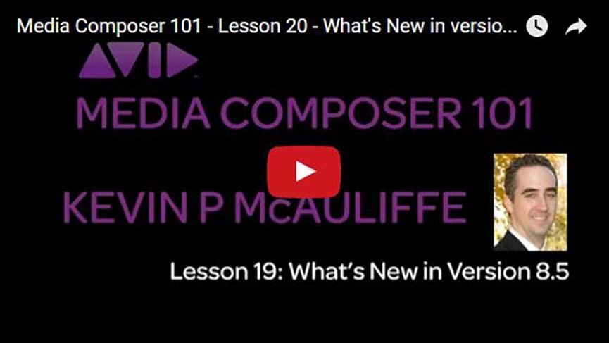 Videoguys Media Composer 101 Tutorial