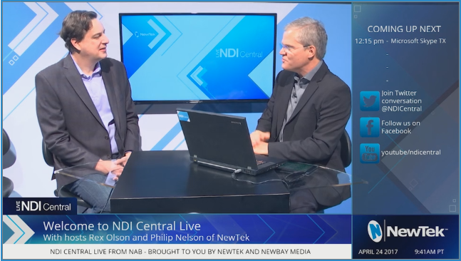 Dr Andrew Cross talks NewTek TriCaster TC1, 4K and NDI NAB 2017