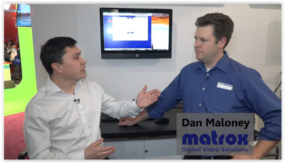 NAB 2015: Shawn Lam and Matrox's Dan Maloney discuss the Monarch HDX